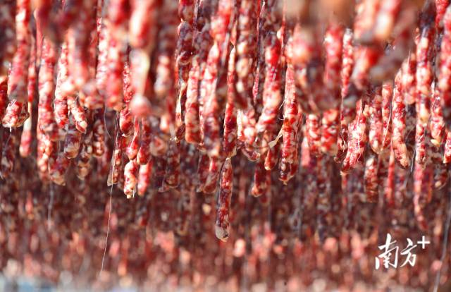 國家地理標(biāo)志保護(hù)產(chǎn)品東陂臘味。黃津 攝